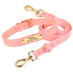 custom pink dog leash