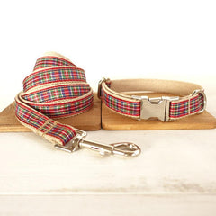 Scotland Design Dog Collar & Leash set