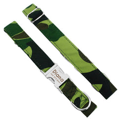 Nylon Camouflage Dog Collar and Leash