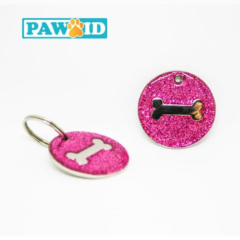 Deluxe Glittery Pet Tag Dogs