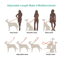 Multi-purpose Braided Cotton Dog Leash