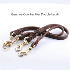 Leather Dual Lead Splitter