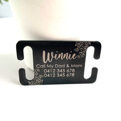 Stainless Steel Slide on Personalized Dog Tag