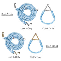 Eco-Friendly Plain Cotton Rope Dog Collar
